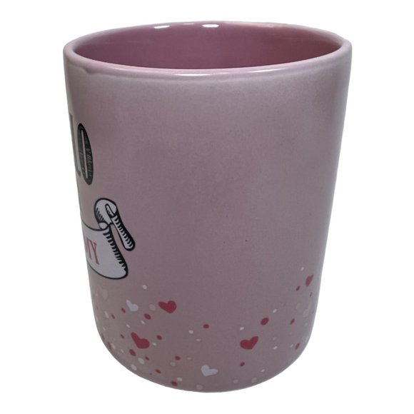 Kelli's Shop 6" 12- Ounce " Hello My New Name is Mommy" Pink Ceramic Mug - Picture 3 of 6